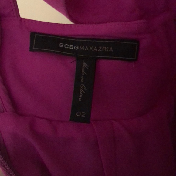 BCBGMAXAZRIA Magenta Dolle Cocktail Dress Size 2 - Picture 5 of 5